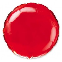 Шар фольгированный  c гелием Круг МЕТАЛЛИК RED,18", , 320 р., Шар фольгированный  c гелием Круг МЕТАЛЛИК RED,18", , Фольгированные шары